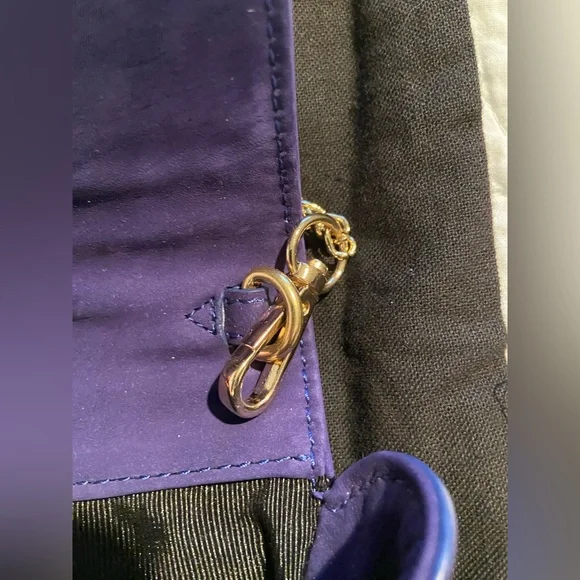 NWT ZAC Zac Posen Claudette Studded Tassels Clutch - Picture 7 of 12